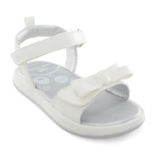 New in Box. Stride Rite White Bow Delilah Girl Sandals 5M